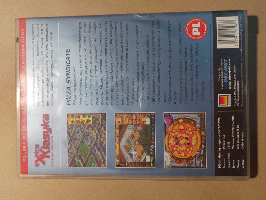 stara retro gra pc Pizza Syndicate extra klasyka