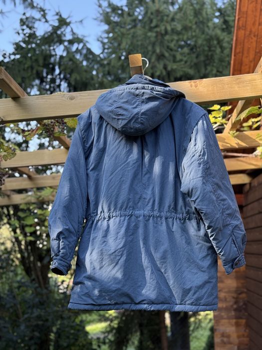 Zimowa kurtka parka oversize granatowa cheriane 48