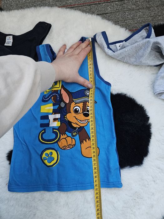 Koszulki na ramiączkach 122/128 chłopiec