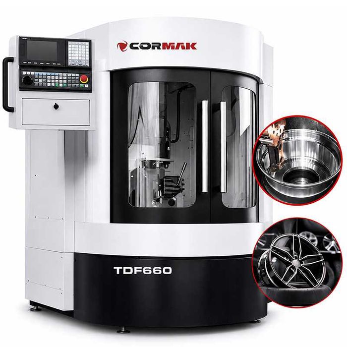 Automatyczna TOKARKA CNC do renowacji FELG CORMAK do max 26 CALI + szkolenie