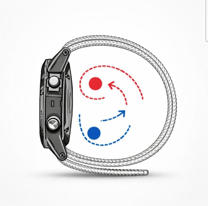 Нейлоновий ремінець для годинника Garmin  22,26 мм.