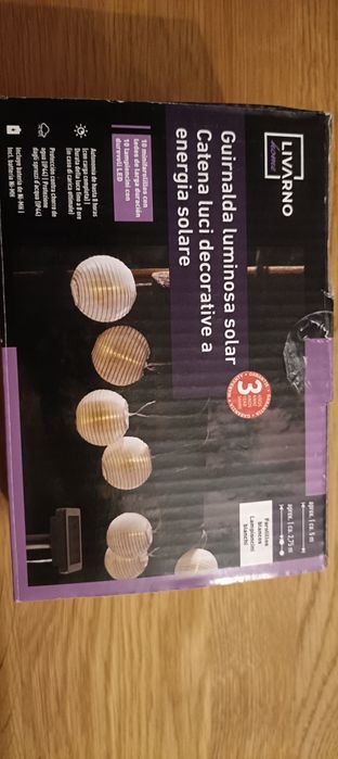 Livorno Lampki solarne ,fabrycznie nowe 5m