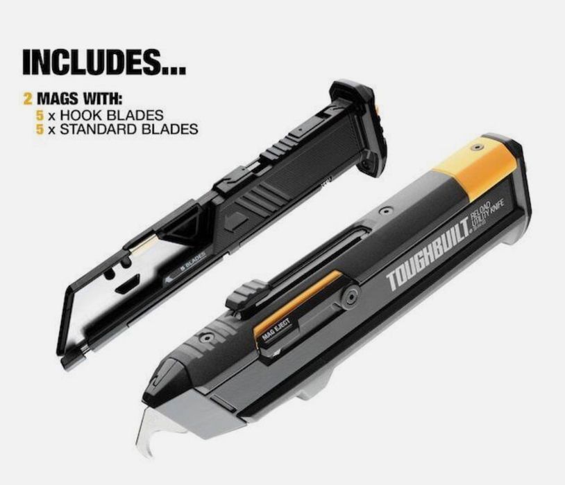 Універсальний ніж ToughBuilt Reload 5+5 лез
