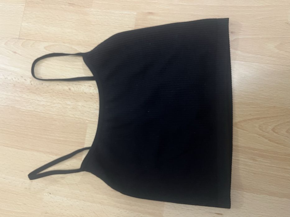 Crop Top czarny