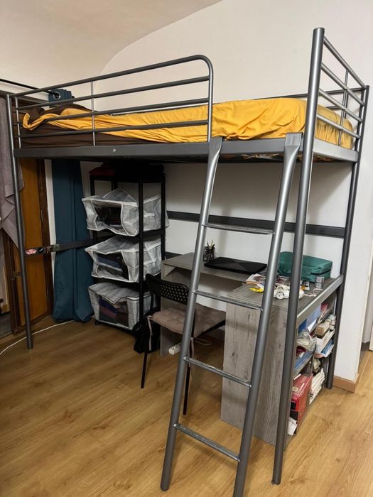 Cama beliche ikea com colchao