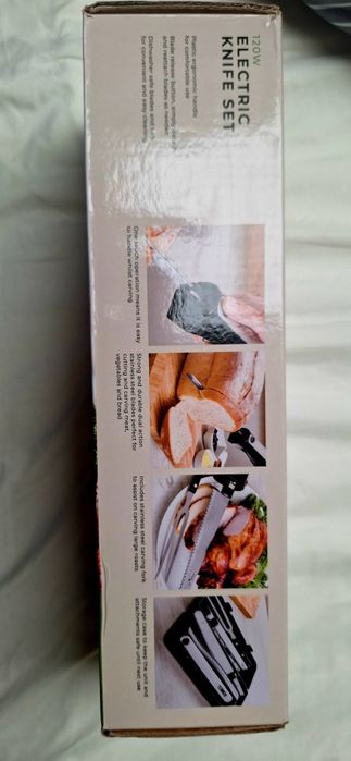 Nòż elektryczny do miesa i pieczywa