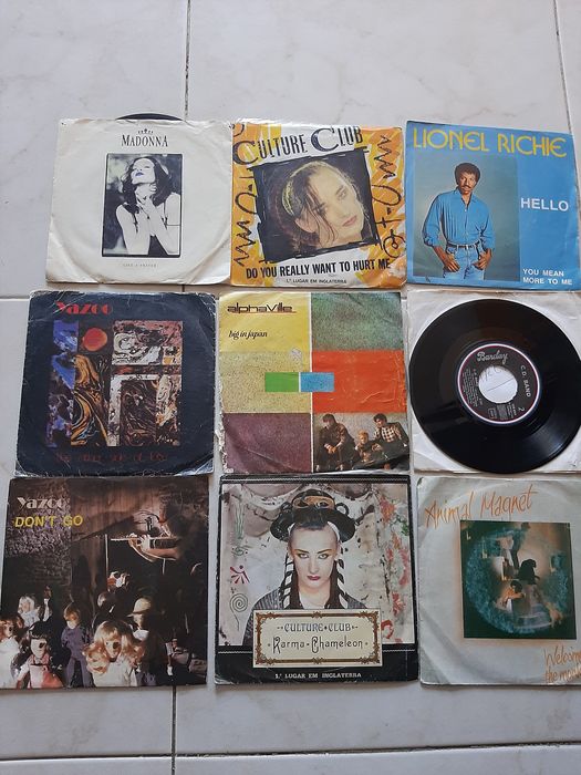 Discos vinil singles 45r varios impecaveis