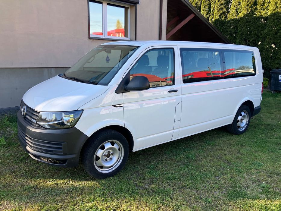 Volkswagen Transporter VW T6 Transporter 2.0 TDI 150 km long uszkodzony 9 miejsc