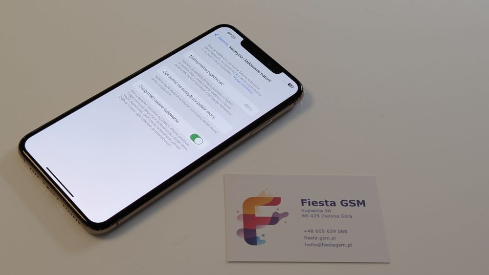 Apple iPhone XS Max GOLD 64GB, bat. 85%, iOS 18.