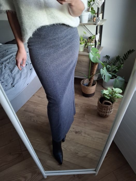 Rozmiar M, spódnica maxi Henriette Steffansen Kopenhagen, polarowa