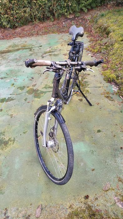 Rower Raleigh trekingowy hydrauliczny.