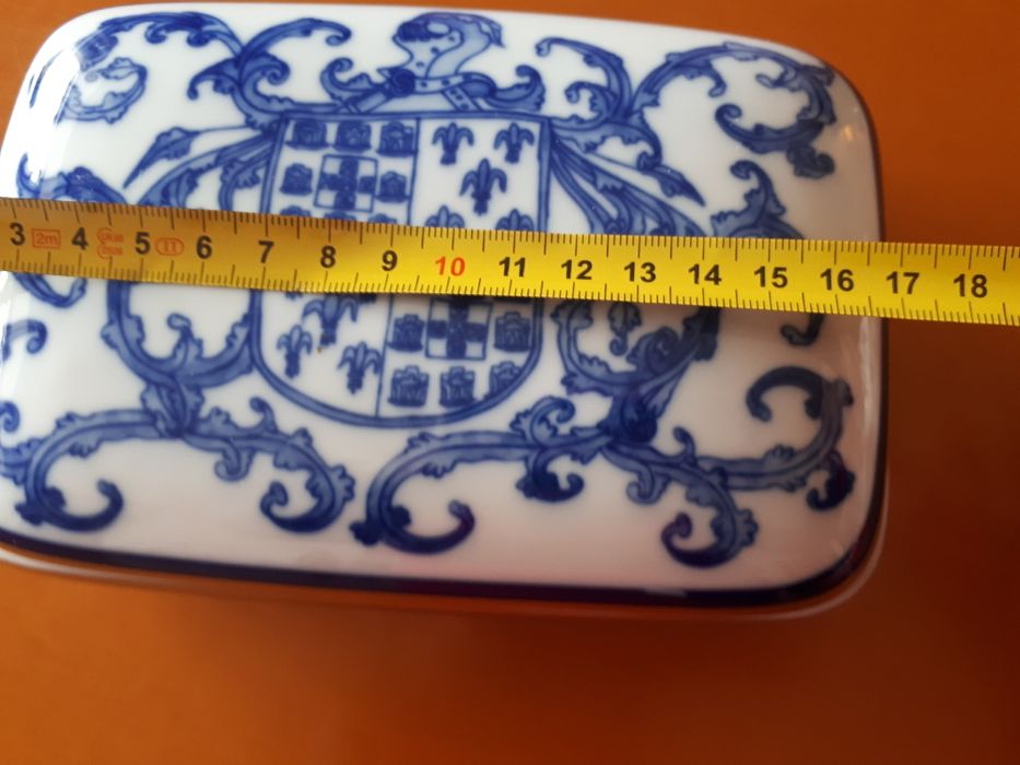 Caixa e cinzeiro porcelana SPAL