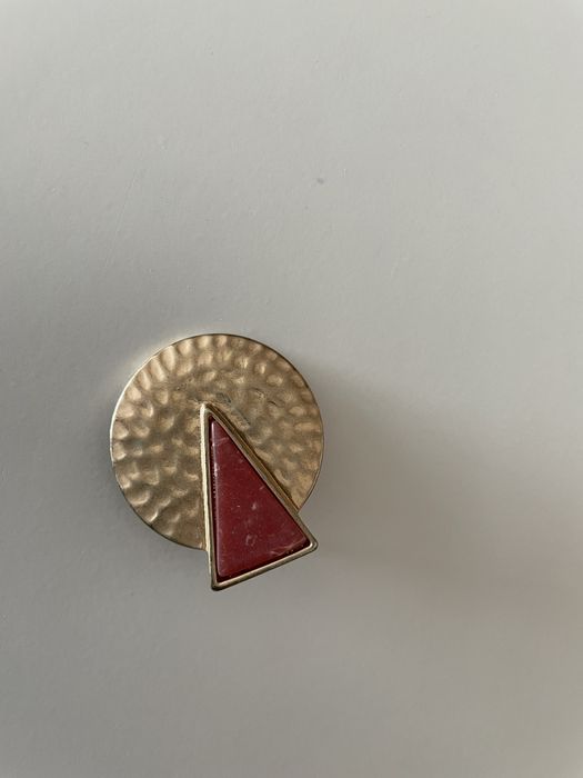 Oryginalne kolczyki artystyczne art deco secesja geometryczne unikat