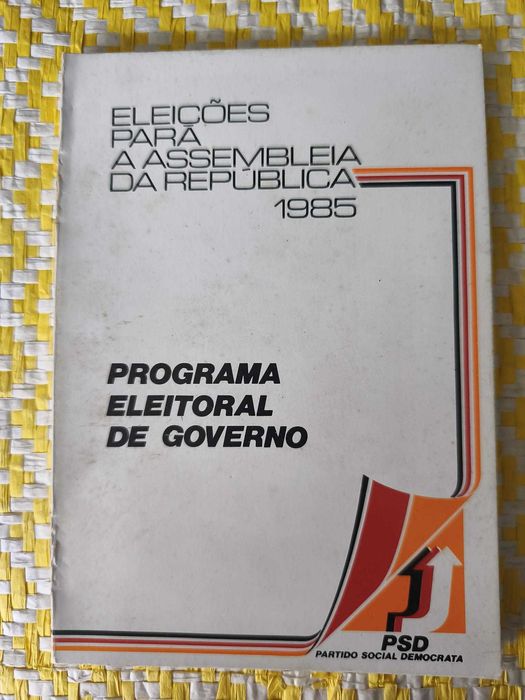 PSD -Eleições para a Assembleia da República - 1985 Programa Eleitoral do Governo