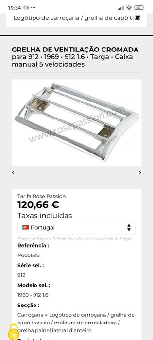 Porsche, piscas e grelhas.
