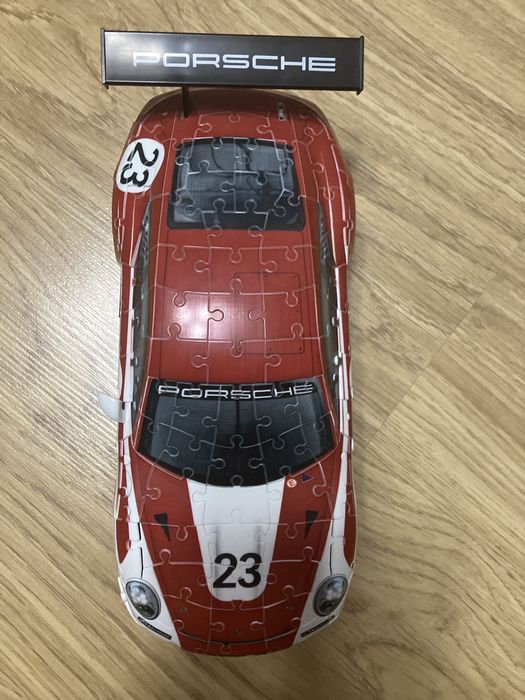 Puzzle 3d Porshe auto plastik klocki kolekcjonerskie