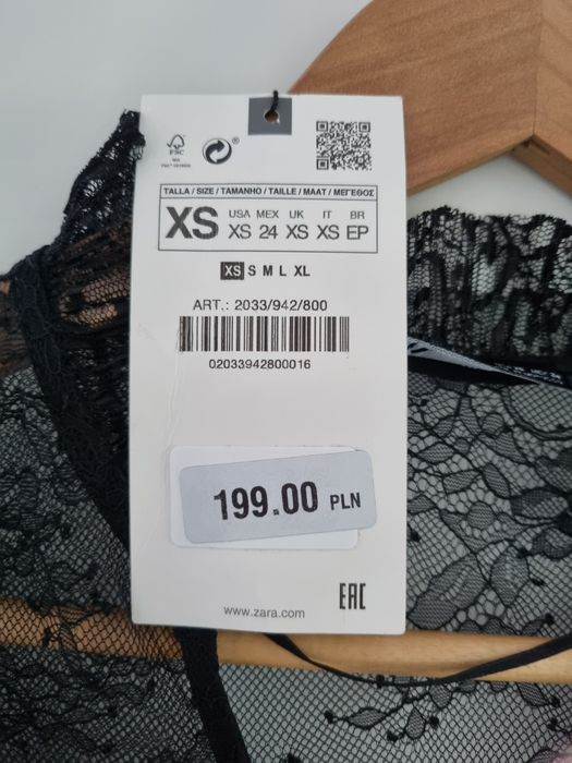 Sukienka czarna Zara xs/ xxs