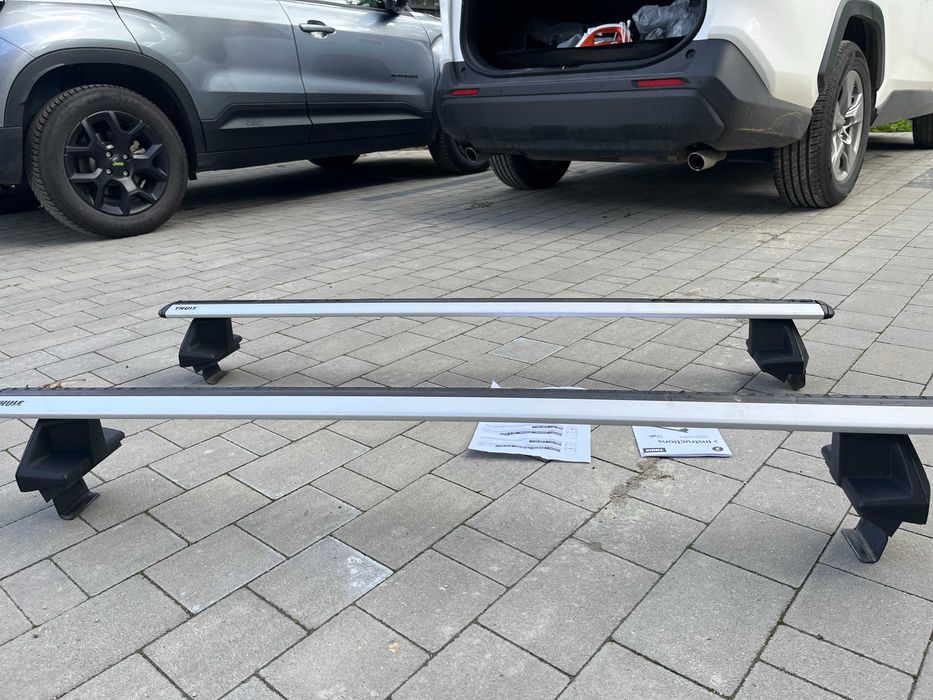 Thule WingBar Evo 7114 + 7105 + Kit 5237 | Toyota RAV4 2019–2025 BEZ RELINGÓW