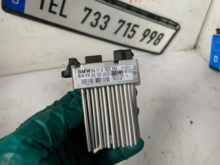 JEŻ OPORNICA DMUCHWY REZYSTOR 6920365 BMW E46