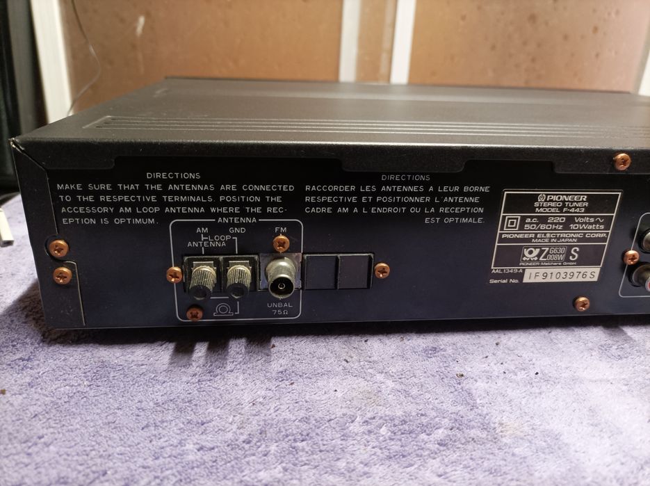 Tuner cyfrowy,radio Pioneer F-443.Japan! Tanio!