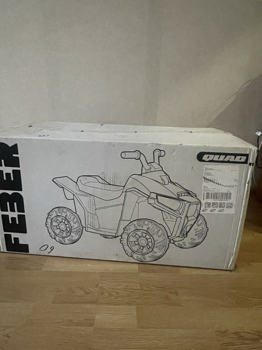 Детский Электрический Квадроцикл Feber Boxer 12V Новый в коробке!