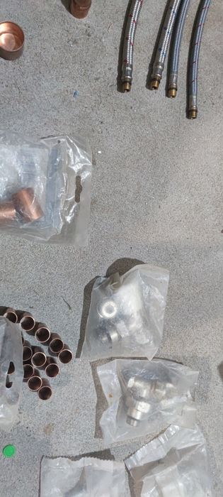 Miedziane złączki  CO trójnik , kolanko , mufa