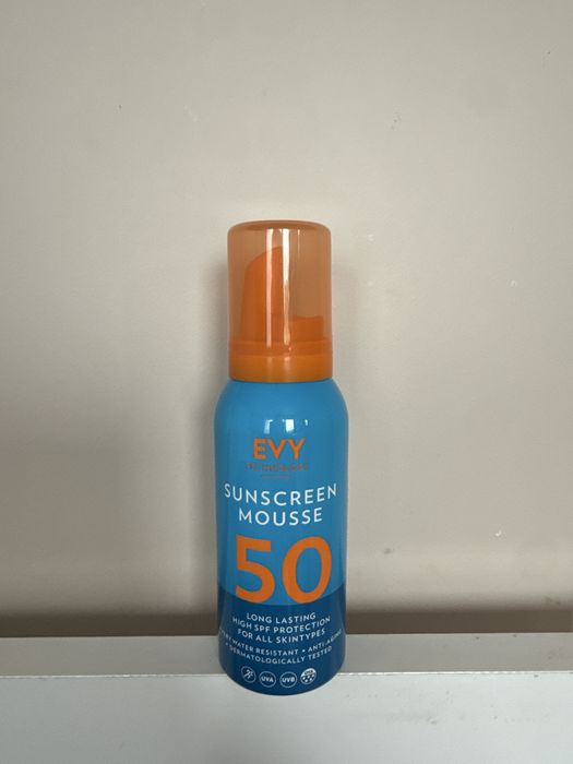 Spf w musie w piance EVY Technology 100 ml spf 50 uva