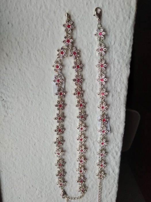 Conjunto colar e pulseira Bijou Brigitte