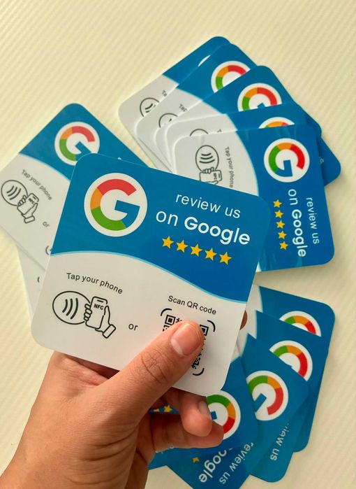 Cartões Inteligentes para Avaliações do Google