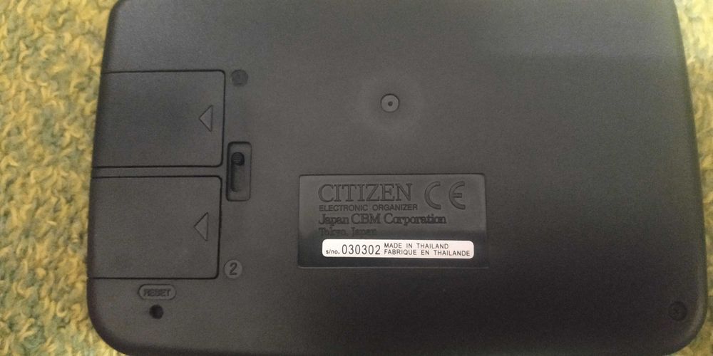 Электронная записная книжка Citizen RX - 2700 II