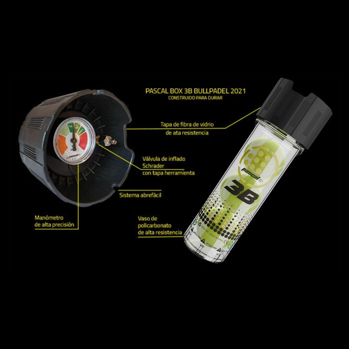 Pressurizador de bolas de Padel - Bullpadel Pascal Box