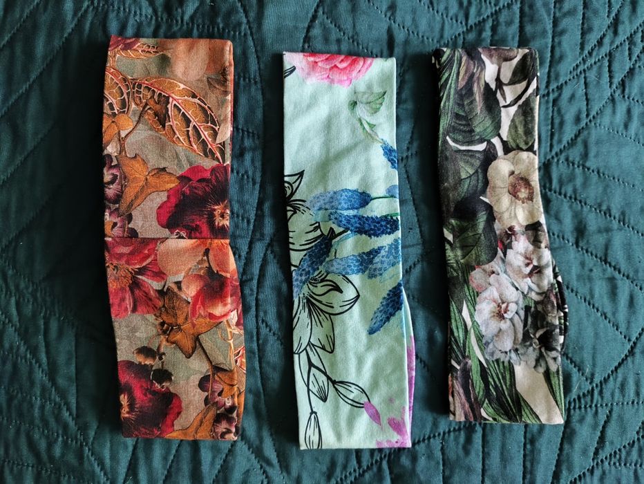 Nowe opaski Okee zestaw 3 sztuki bawełna