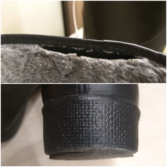 Жіночі гумові чоботи утеплені