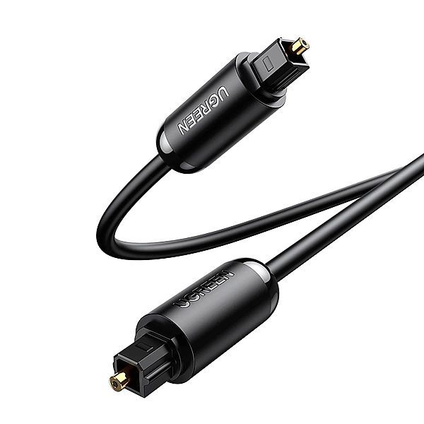 Kabel Ugreen Av122, 70890 optyczny audio Toslink / Spdif 1m - czarny