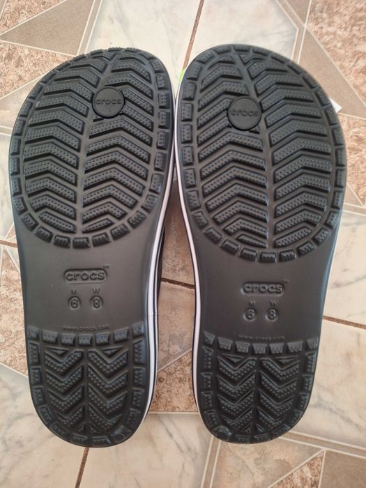 Крокс в'єтнамки Crocs Bayaband Flip Black/White, M5/W6, 38-39 розмір