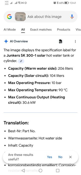 Deposito Acumulador vulcano solar 290ltr