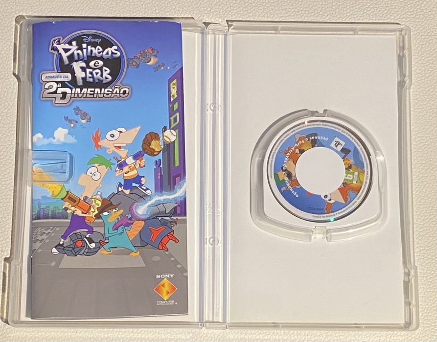 Jogo Psp “Phineas e Ferb”