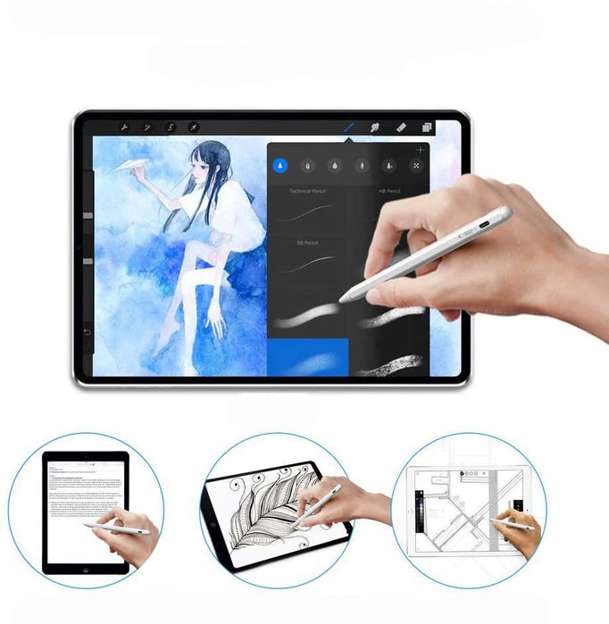 Tech-Protect digital Magnetic stylus pen iPad white