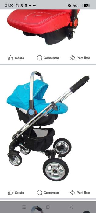 Carrinho de bebe duo