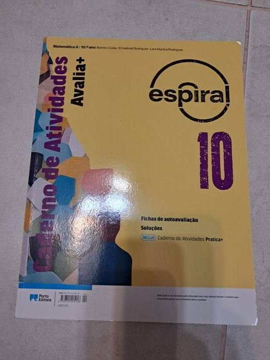 Caderno de atividades Pratica +, Espiral 10 NOVO