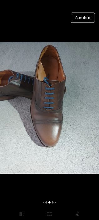 Buty skórzane Oxford Massimo Dutti r. 41