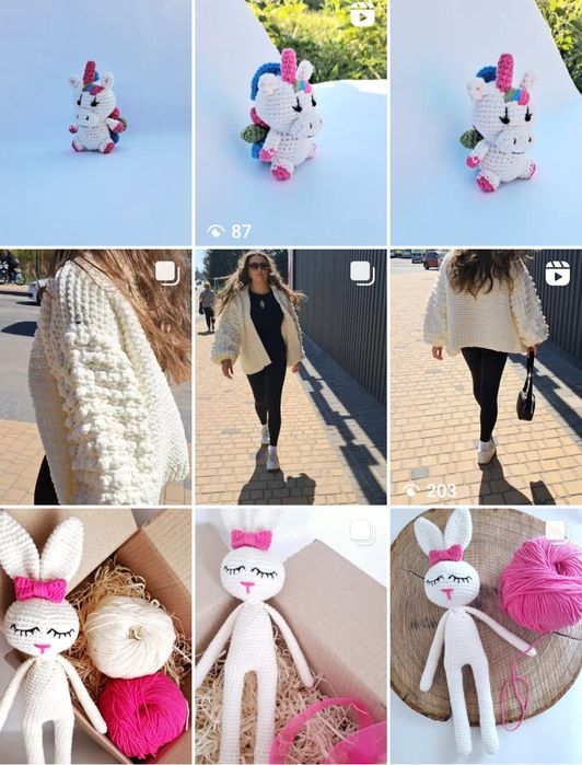 Іграшки в'язані Ручна авторська робота