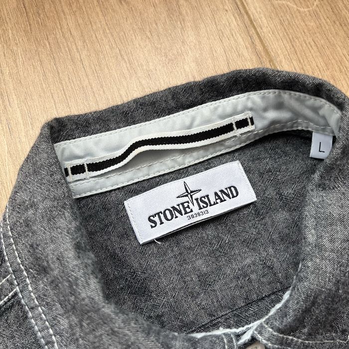 Сорочка Stone Island Lino Flax Patch Shirt