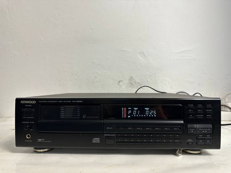 Odtwarzacz CD Kenwood DP-M6650 | CD Changer 6+1 | 1-bit DAC | Hi-Fi | Made in Japan