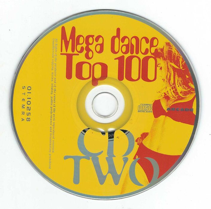 4 CD Mega Dance Top 100 (1996) (Fat Box Case) (Arcade)