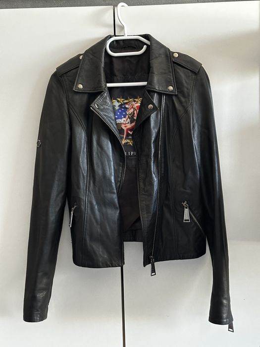 Жіноча шкіряна куртка Philipp Plein