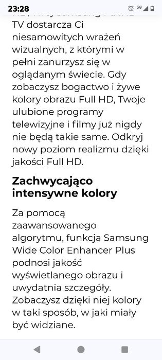 Telewizor LED Samsung UE40J5200 40 cali Full HD