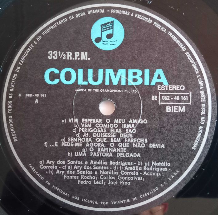 N. Correia, A. Rodrigues, A. dos Santos	- - - - Cantigas d'Amigos - LP