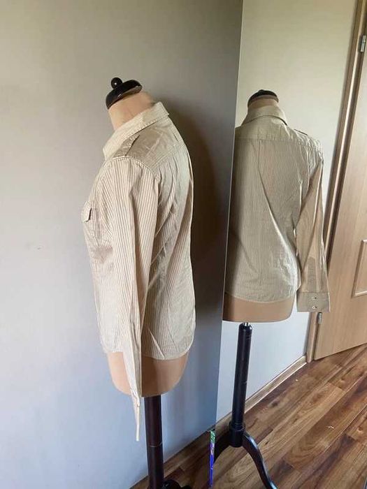 Campus bez koszula pastere krem m l 38 40 paski basic bawelna jakosc