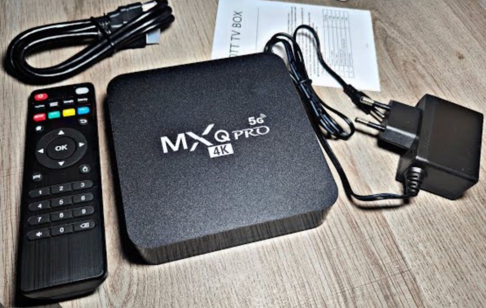 Смарт ТВ приставка MXQ 4K Pro / Андроїд ТВ приставка для телевізора